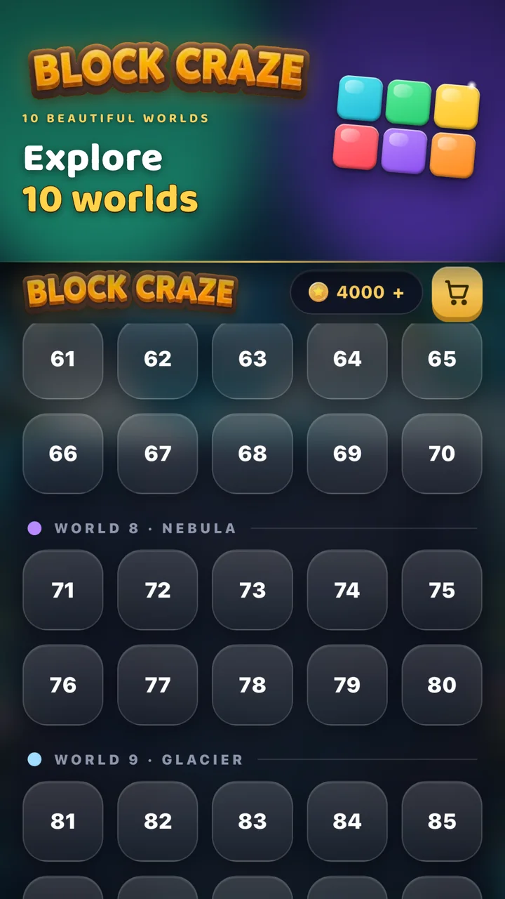 Explore 10 worlds